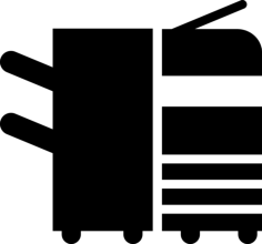 Printer Side View Outline Drawing Svg Vector, Free Vectors File